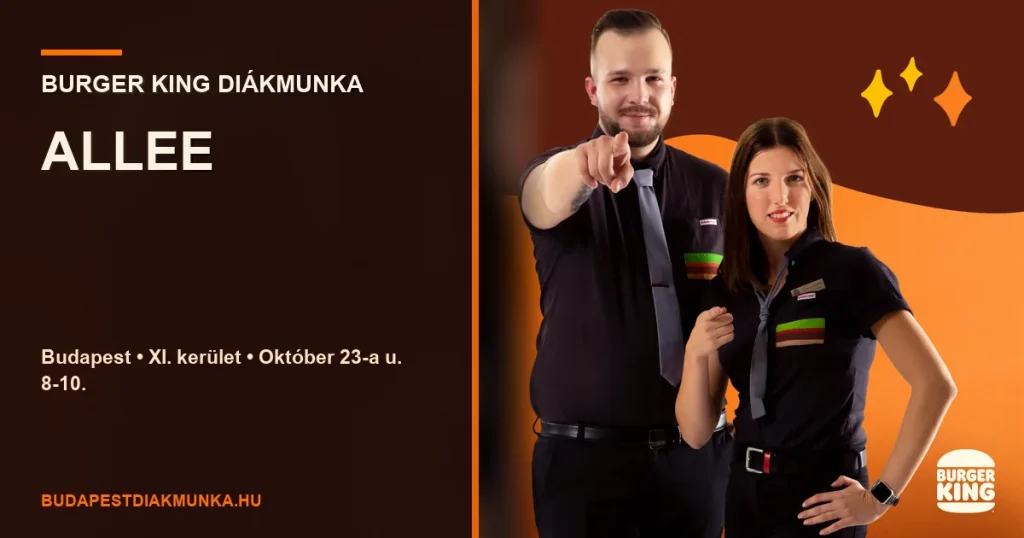 Burger King munkatársak éttermi csapatban – illusztráció
