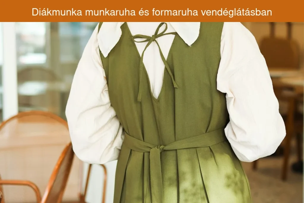 Diákmunka munkaruha és formaruha vendéglátásban